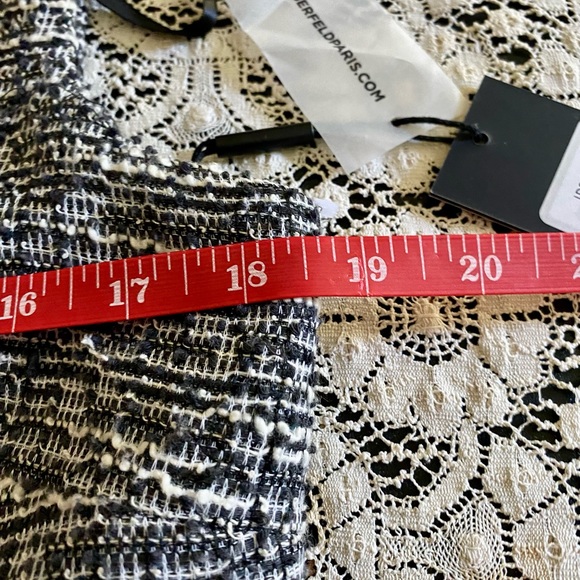 💥Karl Lagerfeld Paris Tweed-look Pocket Dress💥 NWT - Picture 10 of 12